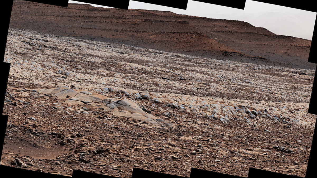 <i>NASA/JPL-Caltech/MSSS</i><br/>NASA's Curiosity Mars rover is avoiding driving over these wind-sharpened rocks