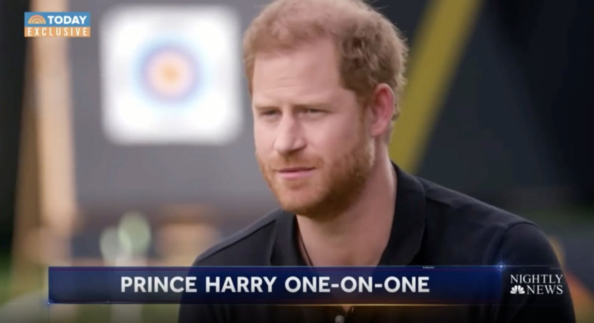 <i>NBC</i><br/>Prince Harry talks about his recent visit with his grandmother