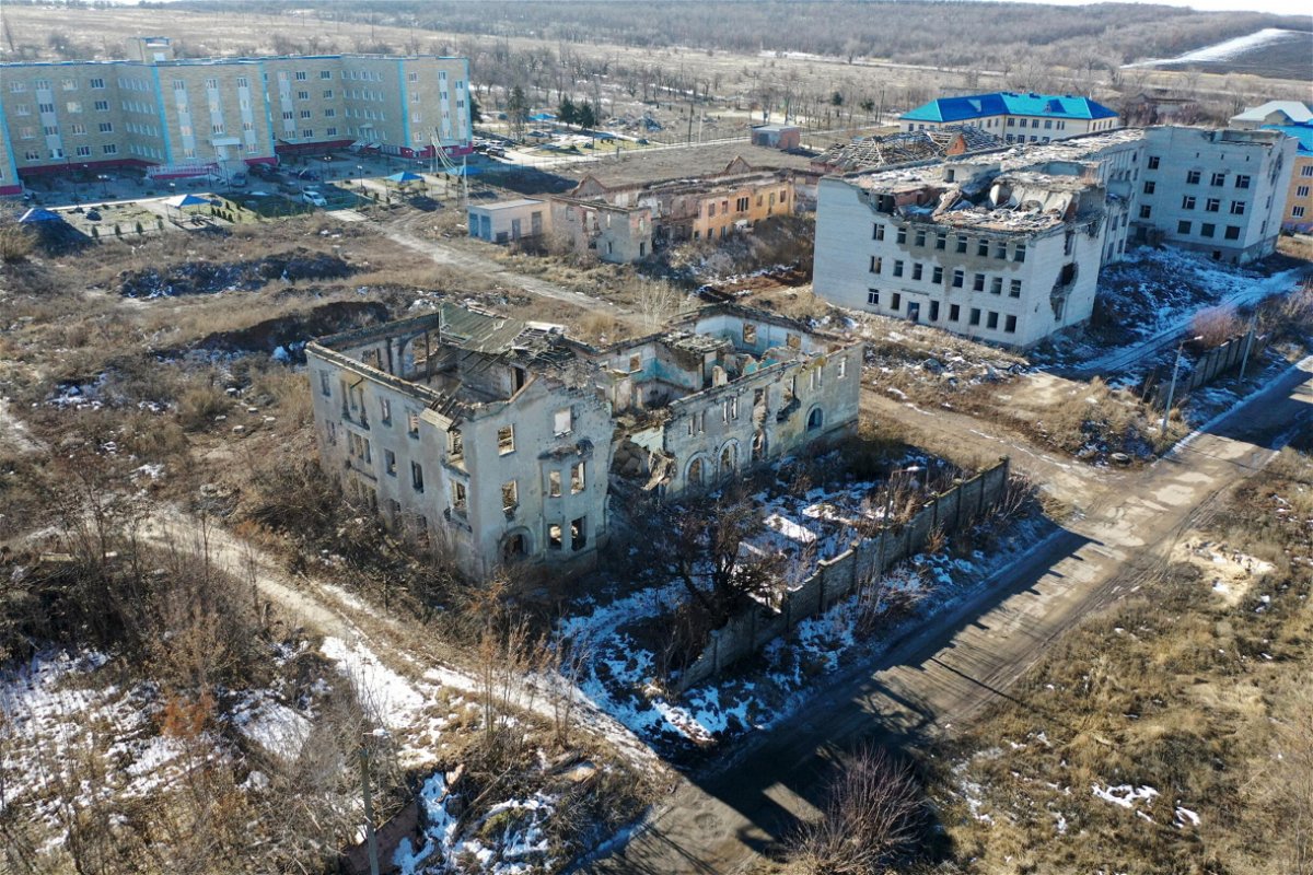 <i>Ali Atmaca/Anadolu Agency/Getty Images</i><br/>The rubble of a Sloviansk building