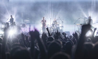 View of the crowd at the concert of Vetusta Morla during the Vida Festival on July 1