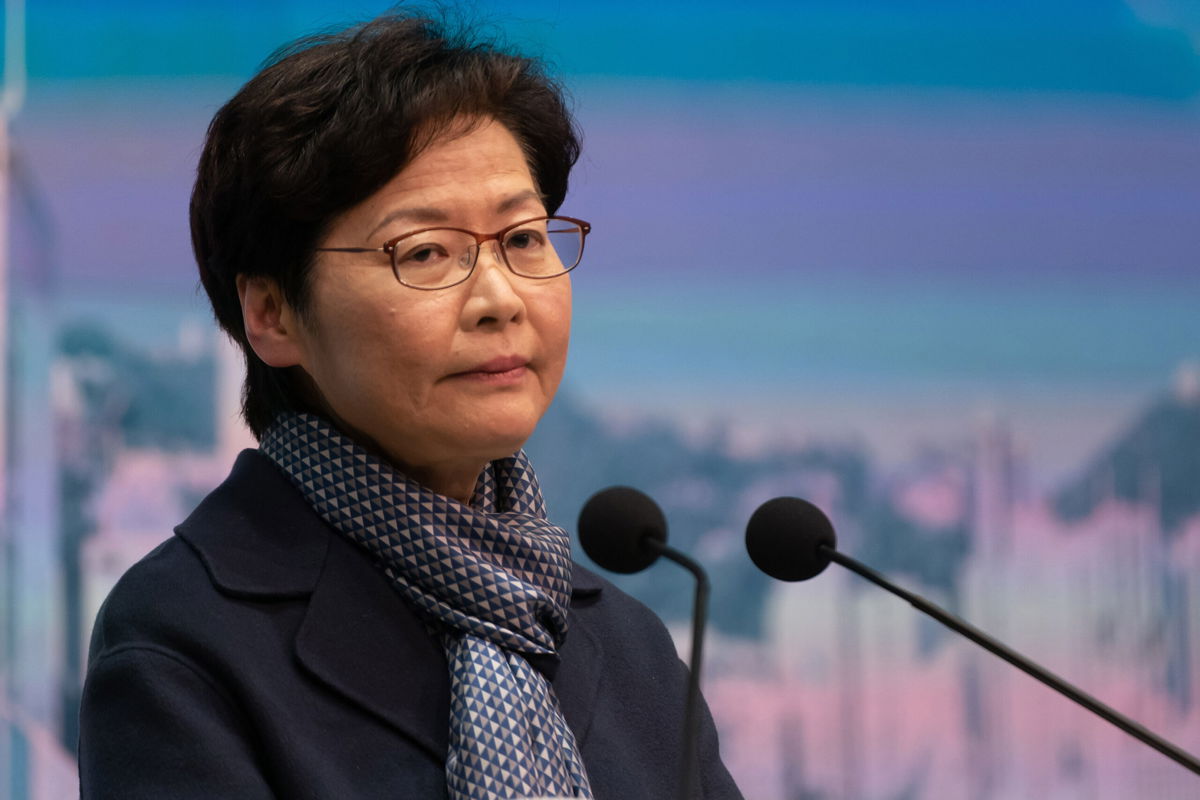 <i>Anthony Kwan/Getty Images</i><br/>Embattled Hong Kong leader Carrie Lam