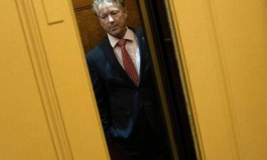 Secretary of State Antony Blinken forcefully pushed back Tuesday when Republican Sen. Rand Paul of Kentucky pointed out that Ukraine and Georgia were once part of the Soviet Union as Paul appeared to raise Moscow's alleged rationale about the Russian invasion of Ukraine. Paul is shown here in an elevator at the US Capitol in March 2020 in Washington