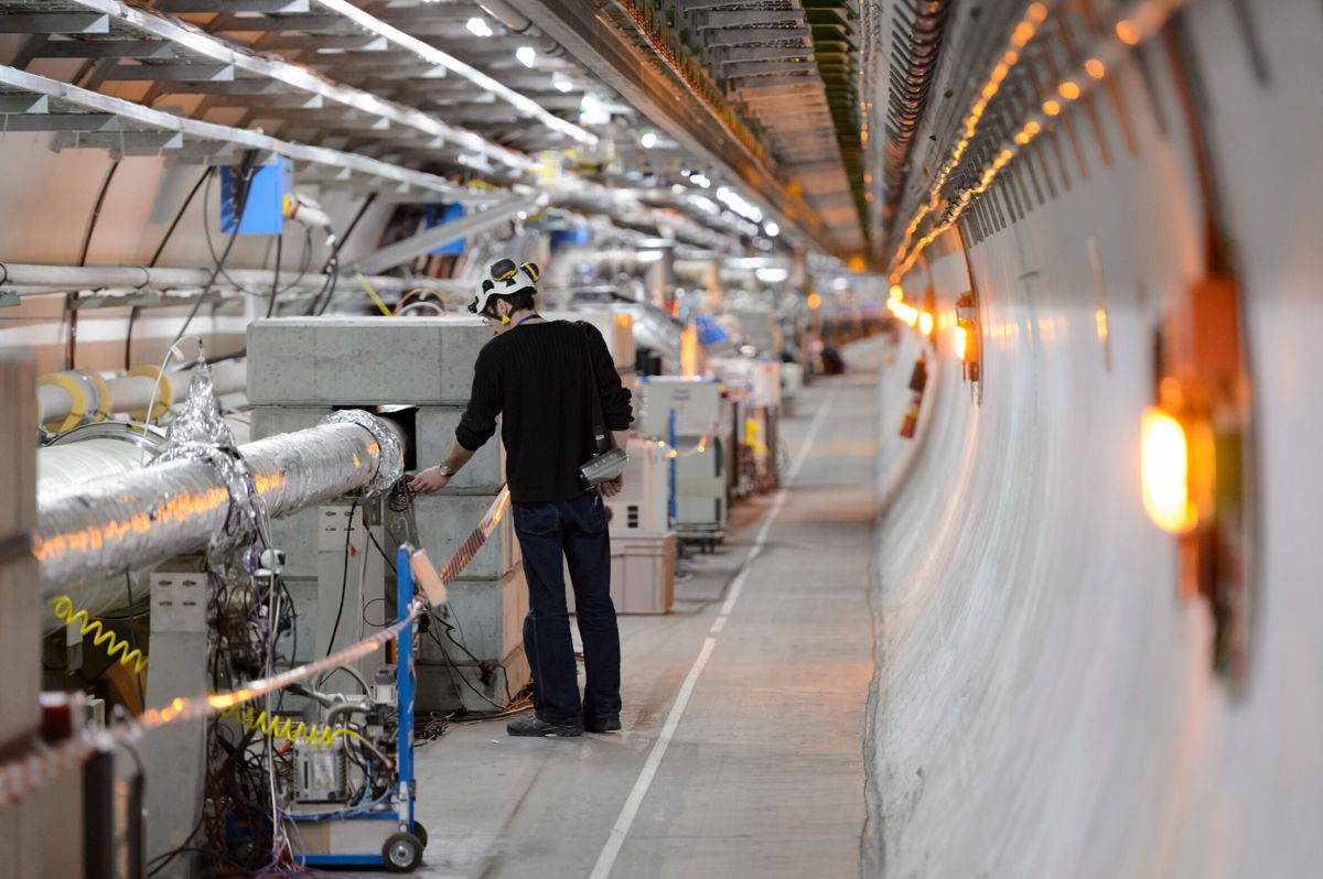 <i>Laurent Gillieron/AP</i><br/>Scientists at the European Organization for Nuclear Research (CERN) switched on the world's largest and most powerful particle accelerator on Friday