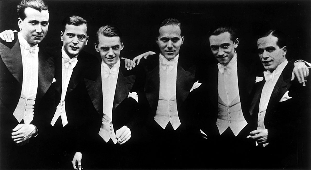 <i>ullstein bild/Getty Images</i><br/>Barry Manilow and his longtime songwriting partner Bruce Sussman are trying to give the six young men of the Comedian Harmonists (pictured) their rightful place in history by telling their story.