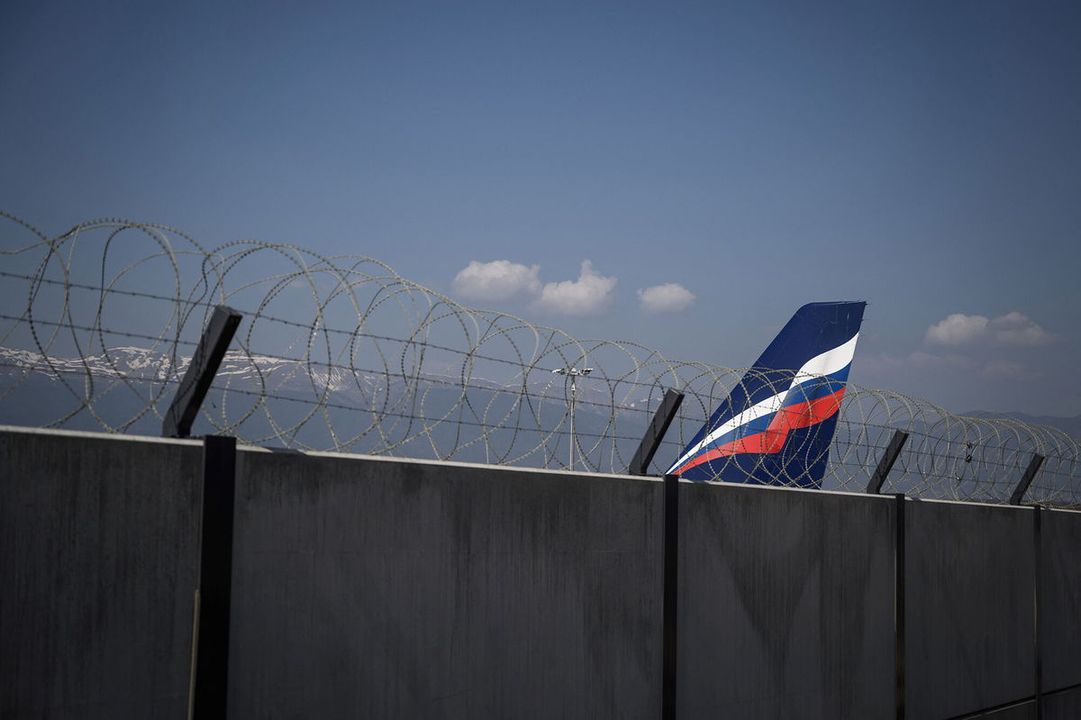 <i>Fabrice Coffrini/AFP/Getty Images</i><br/>Sanctions put in place in response to Russia's invasion of Ukraine have caused the nation's air carriers to lose 79 of their commercial jets