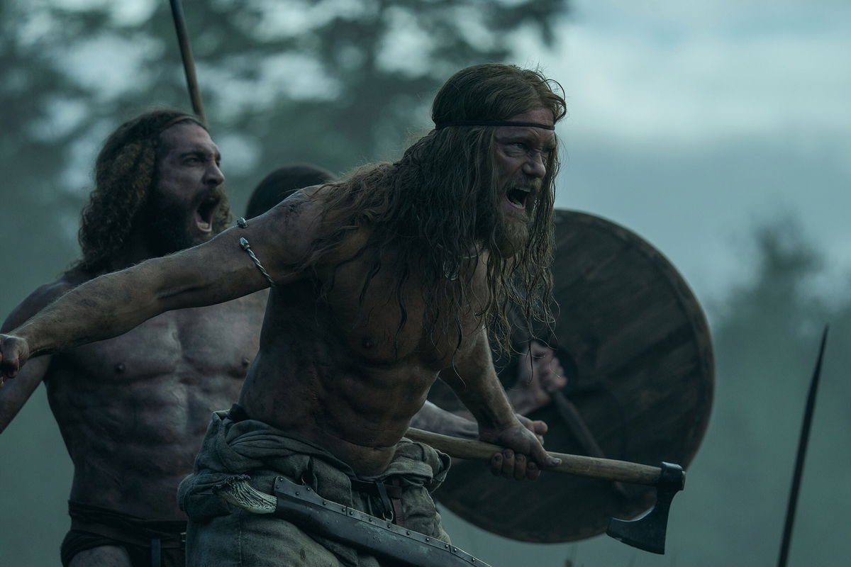 <i>Aidan Monaghan/Focus Features</i><br/>'The Northman' goes heavy on blood-soaked style and light on substance. Alexander Skarsgård stars in director Robert Eggers' Viking epic 'The Northman.'