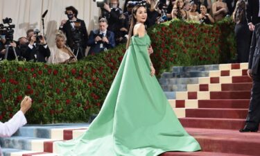 Michelle Yeoh is pictured at the 2022 Met Gala.