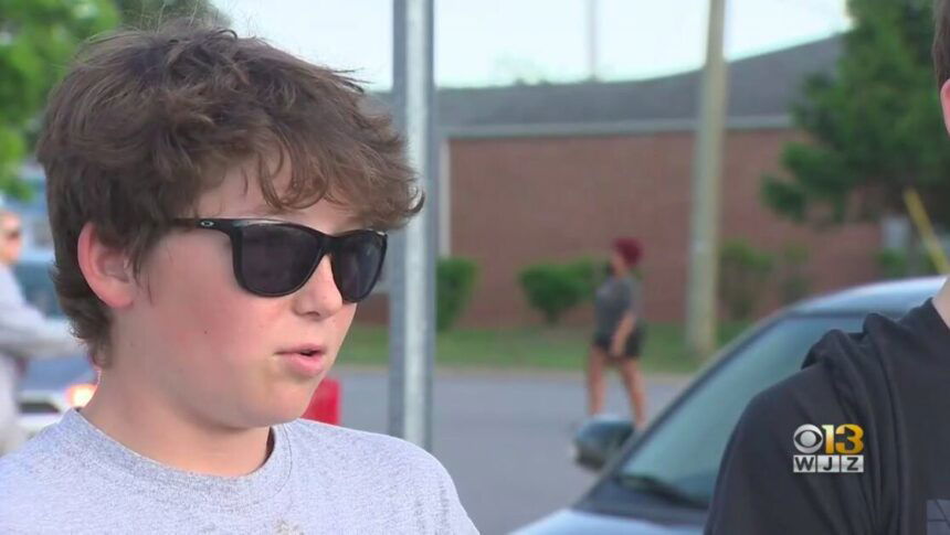 <i>WJZ</i><br/>Eighth-grader Nathan says he has seen students as young as in the sixth grade vaping at his school.
