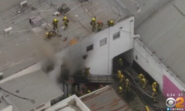 One person was killed and two more injured when a stubborn fire broke out at a recording studio in Hollywood Thursday evening inside a building which also contained a marijuana grow.