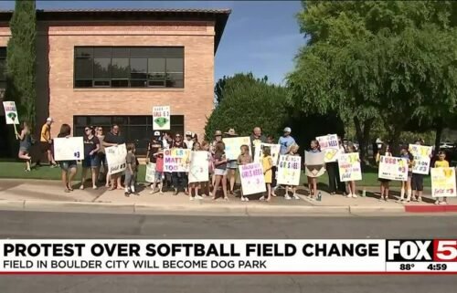 The Boulder City council is looking to turn the Veterans' Memorial baseball park into a dog park.