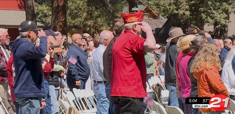 Memorial Day honor and remembrance ceremony held at Village Green Park in Sisters