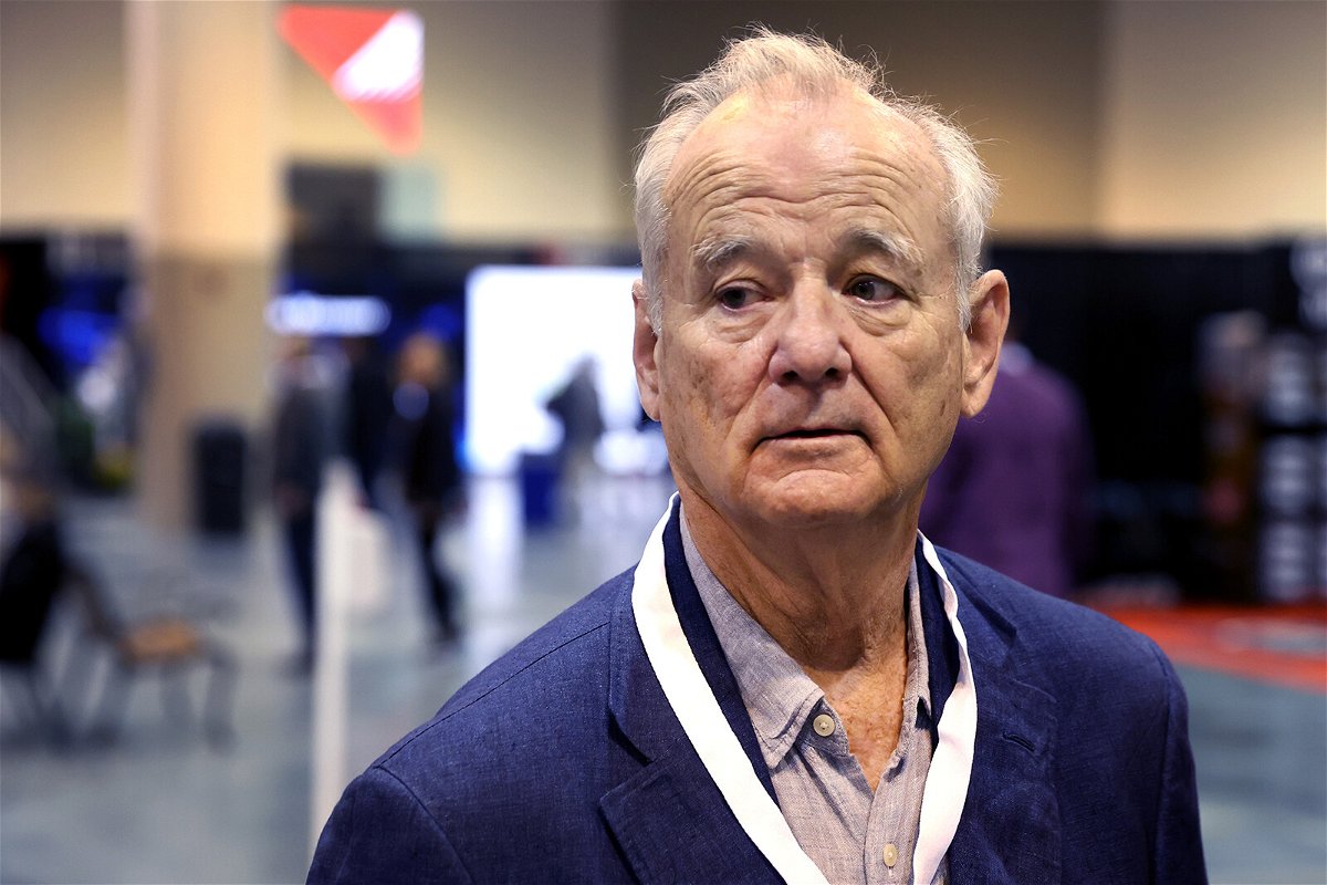 <i>Scott Olson/Getty Images</i><br/>Bill Murray speaks out about 'Being Mortal' film shutdown. Murray here walks through the convention floor at the Berkshire Hathaway annual shareholder's meeting on April 30