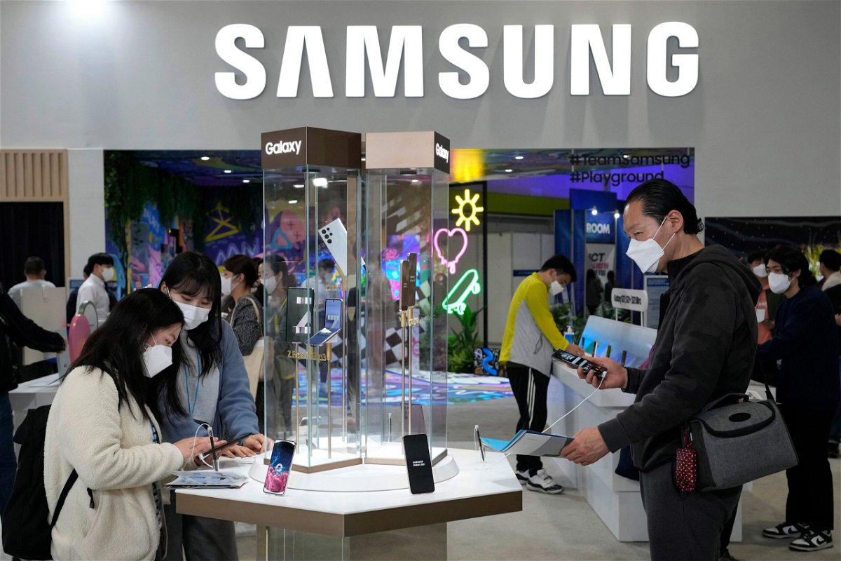 <i>Ahn Young-joon/AP</i><br/>Samsung outlined a plan to pour more than $350 billion into its businesses and create tens of thousands of new jobs over the next five years.