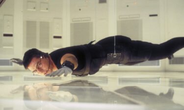 Tom Cruise as Ethan Hunt in a scene from the film 'Mission: Impossible'