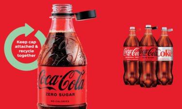 The British arm of Coca Cola beverage company announced that it has started rolling out new versions of its plastic bottles. The new bottles feature an attached cap that is supposed to make it easier to recycle the whole package at once.