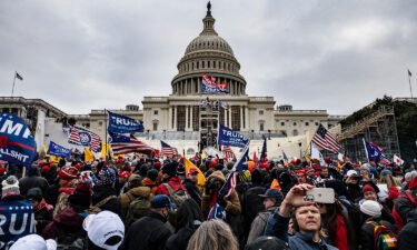 Supporters storm the US Capitol following a rally with President Donald Trump on January 6