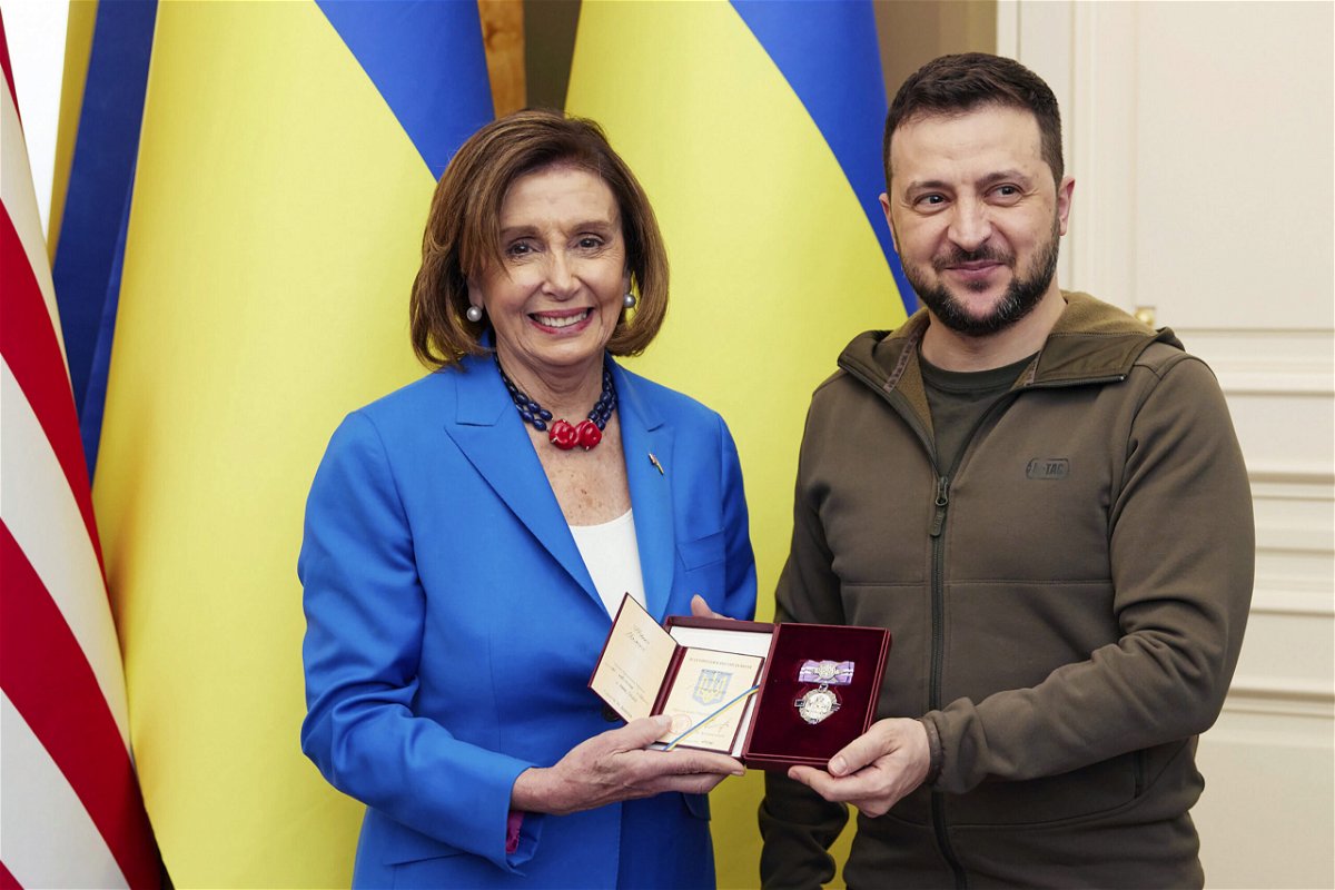 <i>Ukrainian Presidential Press Office/AP</i><br/>In this image released by the Ukrainian Presidential Press Office on Sunday