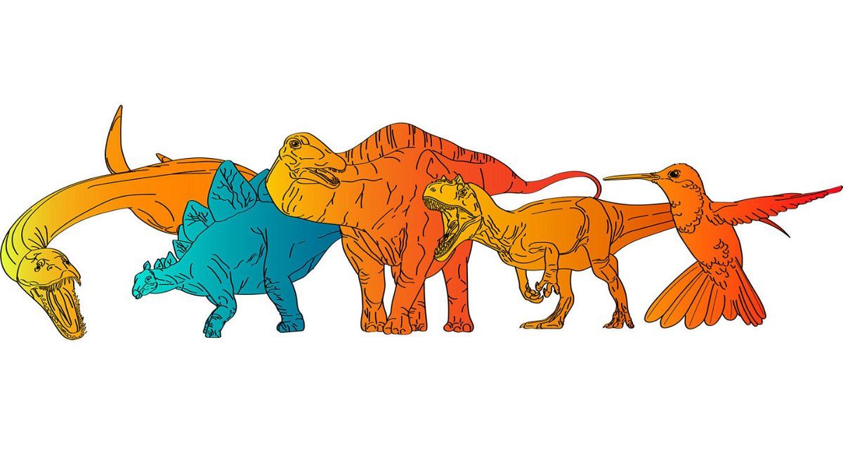<i>J. Wiemann</i><br/>(From left) This illustration depicts Plesiosaurus