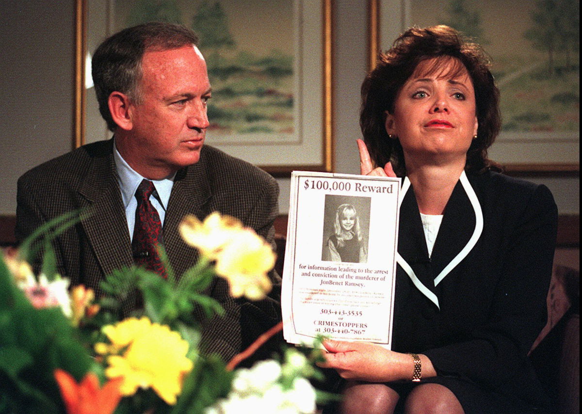 <i>PATRICK DAVISON/AP</i><br/>John and Patsy Ramsey were interviewed for the first time by local reporters on May 1