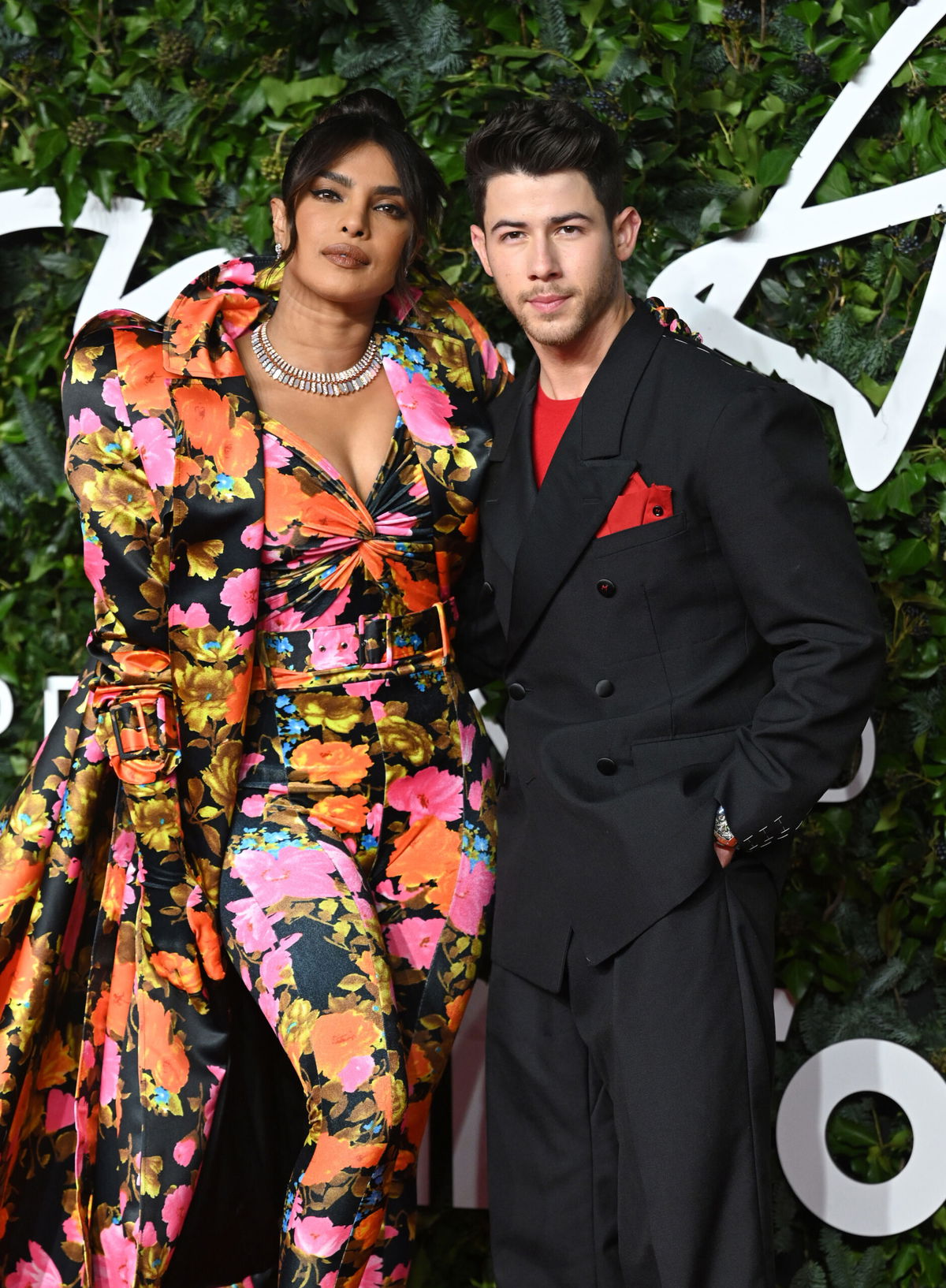 <i>Karwai Tang/WireImage/Getty Images</i><br/>Priyanka Chopra Jonas and Nick Jonas pictured here