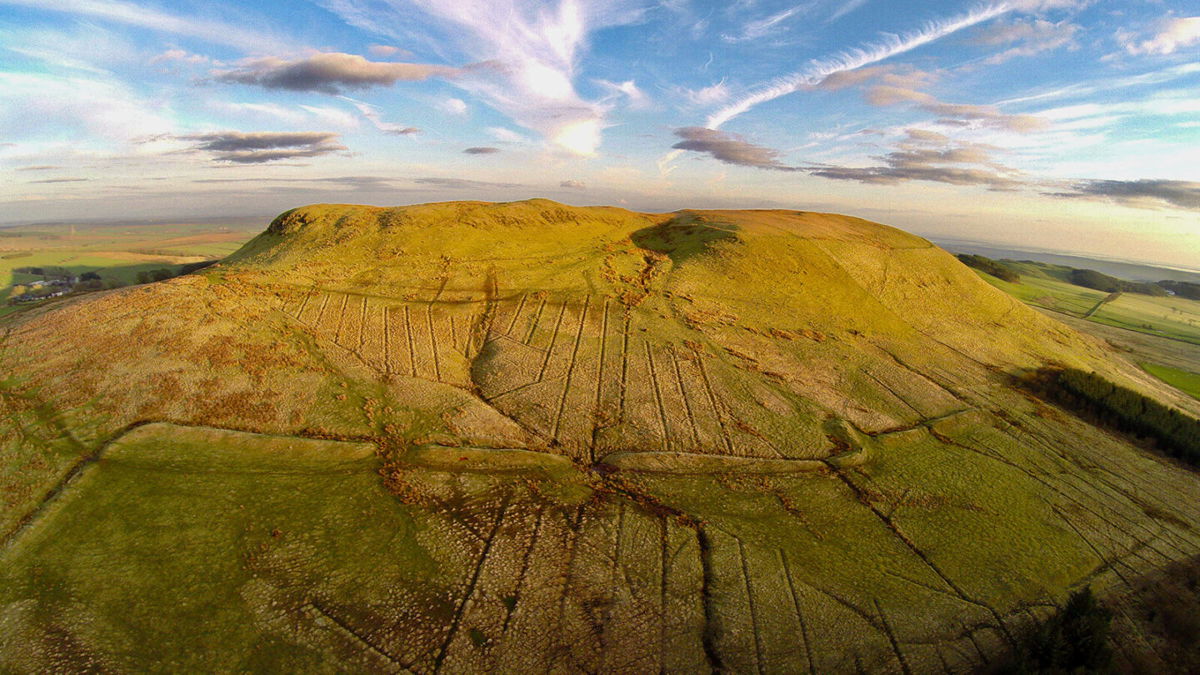 <i>J. Reid</i><br/>Over 100 previously unknown Iron Age settlements found north of Hadrian's Wall.