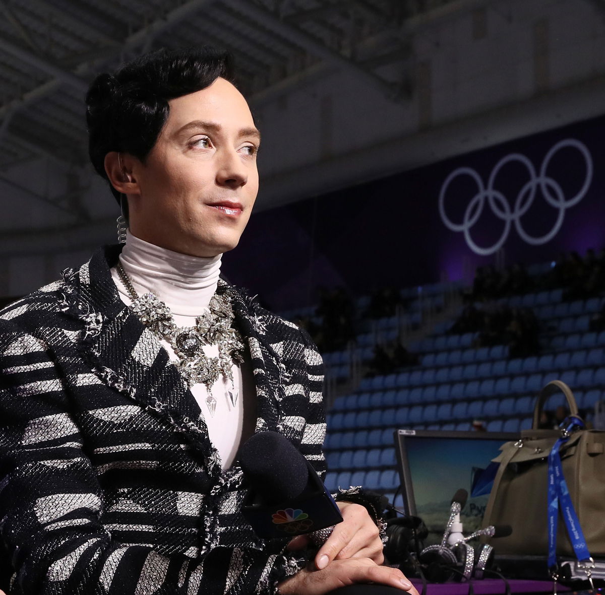 <i>Jamie Squire/Getty Images AsiaPac/Getty Images</i><br/>Johnny Weir is hosting coverage of the Eurovision Song Contest for Peacock.