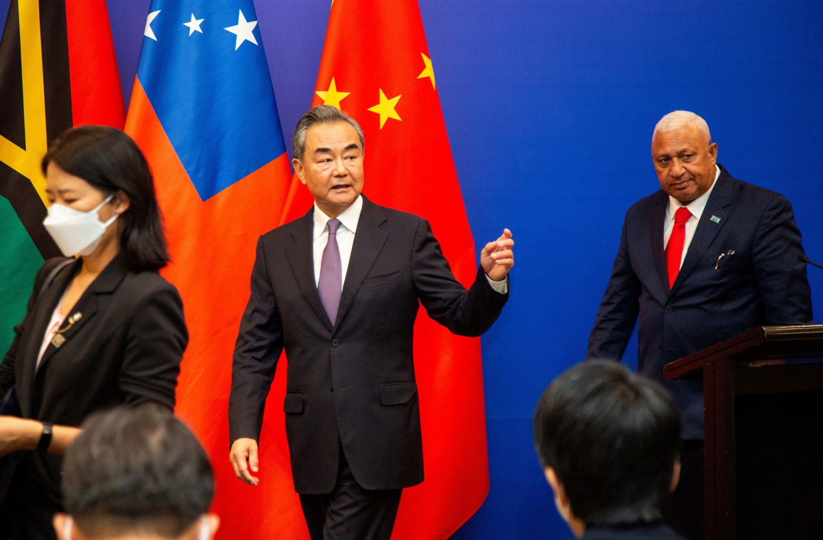 <i>Leon Lord/AFP/Getty Images</i><br/>China and the Pacific islands were unable to agree to a security pact. In this image