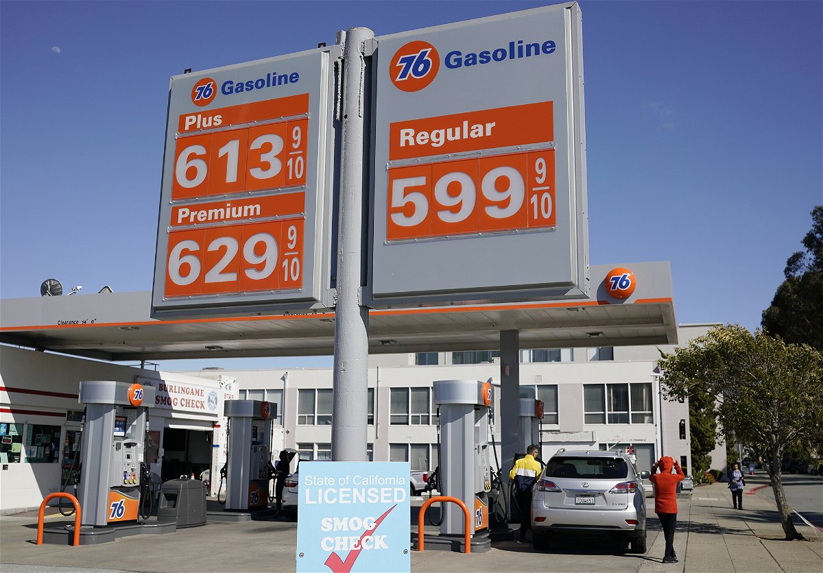<i>Liu Guanguan/China News Service/Getty Images</i><br/>The average price for gasoline in California hit $6 a gallon on May 17 for the first time -- and analysts at JPMorgan are warning that price could be the national average before the end of the summer.