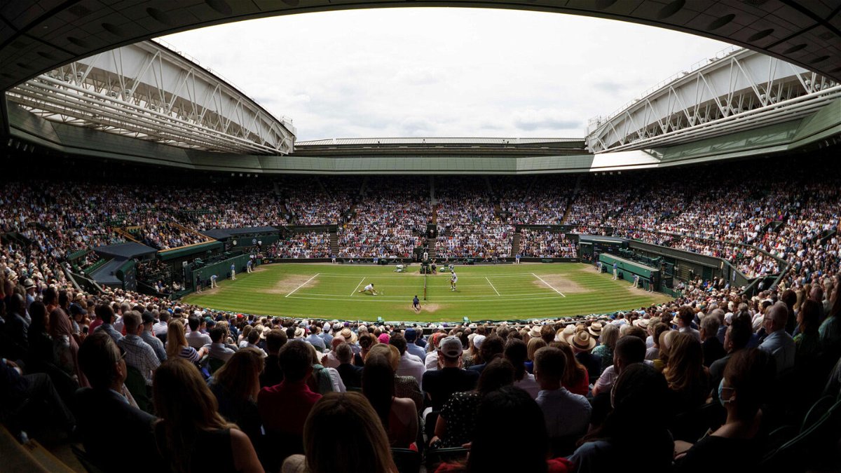 <i>AELTC/THOMAS LOVELOCK/POOL/AFP via Getty Images</i><br/>Wimbledon organizers are standing by the decision to ban Russian and Belarusian players despite the WTA