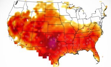 An early season heat wave will build across the southern tier of the United States