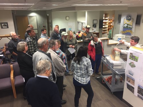 Deschutes County College participants learn about various departments' operations