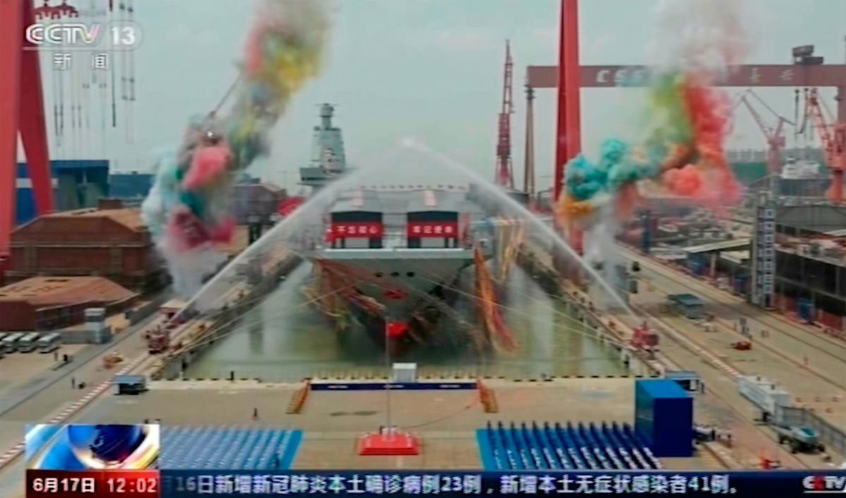 <i>AP</i><br/>In this image taken from China's state broadcaster CCTV