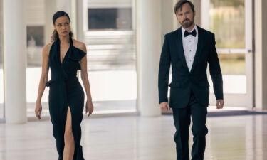 Thandiwe Newton and Aaron Paul in season 4 of HBO's 'Westworld.'