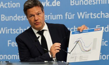 German Economy Minister Robert Habeck gives a statement on the topics of energy and security of supply
