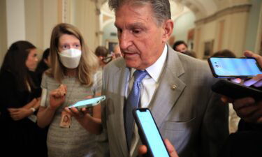 Sen. Joe Manchin pictured at the U.S. Capitol on July 20