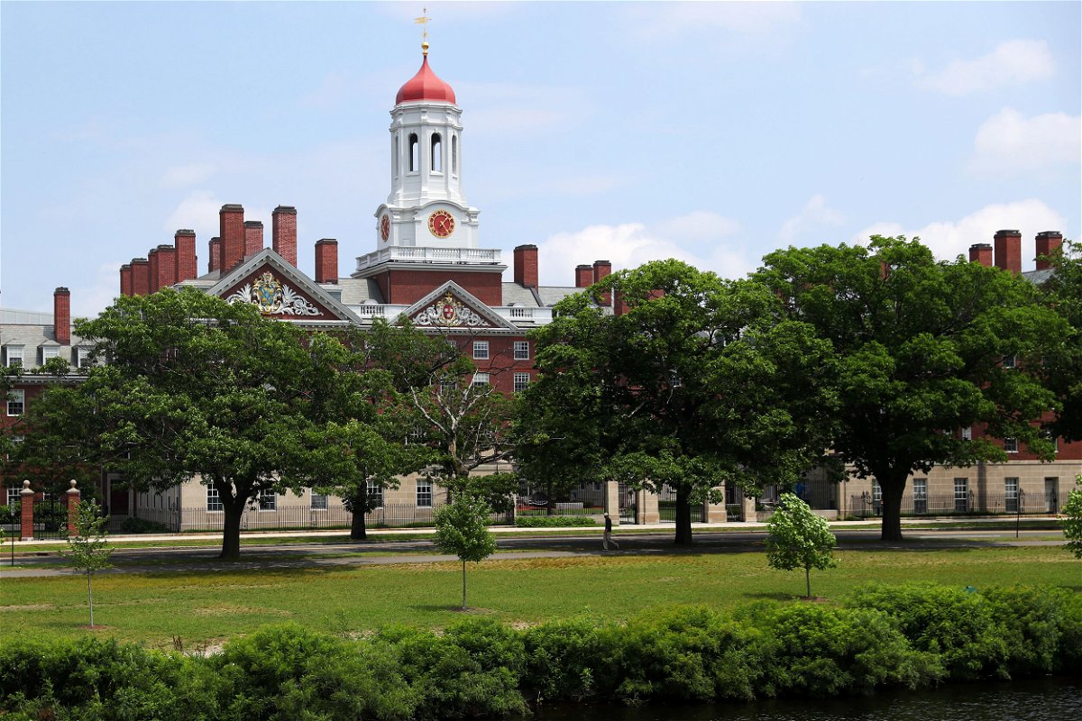 <i>Maddie Meyer/Getty Images</i><br/>Massachusetts' highest court has ruled that a woman claiming to be the descendant of enslaved people can proceed with some of the claims in her lawsuit against Harvard University.