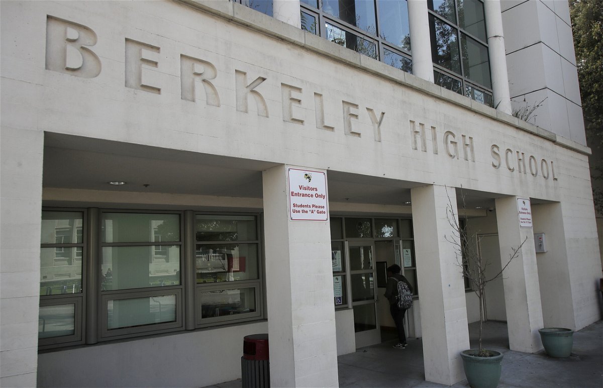 <i>Jeff Chiu/AP</i><br/>A 16-year-old boy was arrested after police learned he was allegedly recruiting students to carry out a mass shooting at a high school in Berkeley