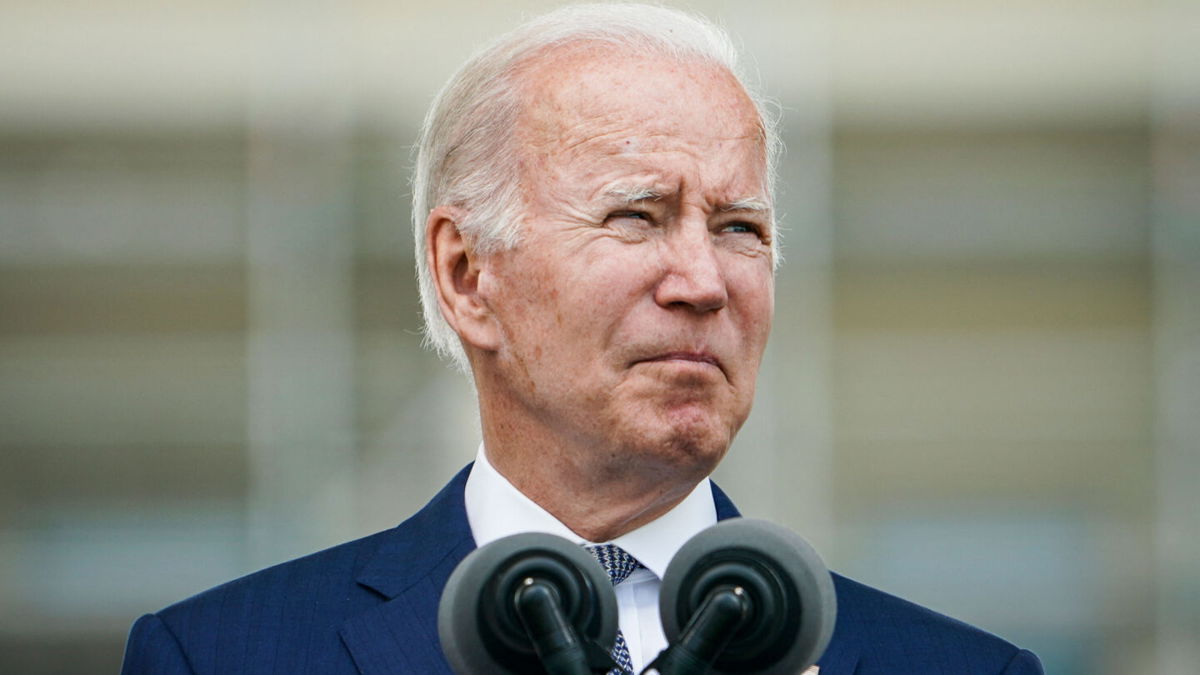 <i>STEFANI REYNOLDS/AFP via Getty Images</i><br/>President Joe Biden said he was weighing executive actions he could take if the Supreme Court overturns Roe v. Wade's holding of a federal constitutional right to an abortion.