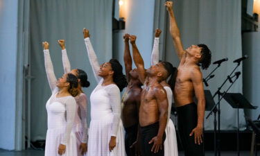 Debbie Allen Dance Academy performs during the Juneteenth celebration at The Hollywood Bowl on June 19