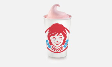 The new strawberry Frosty is now on sale at Wendy's.