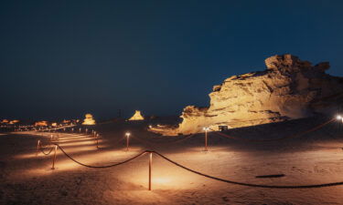 The region of Al Wathba is home to a beautiful oasis-like wetland reserve created