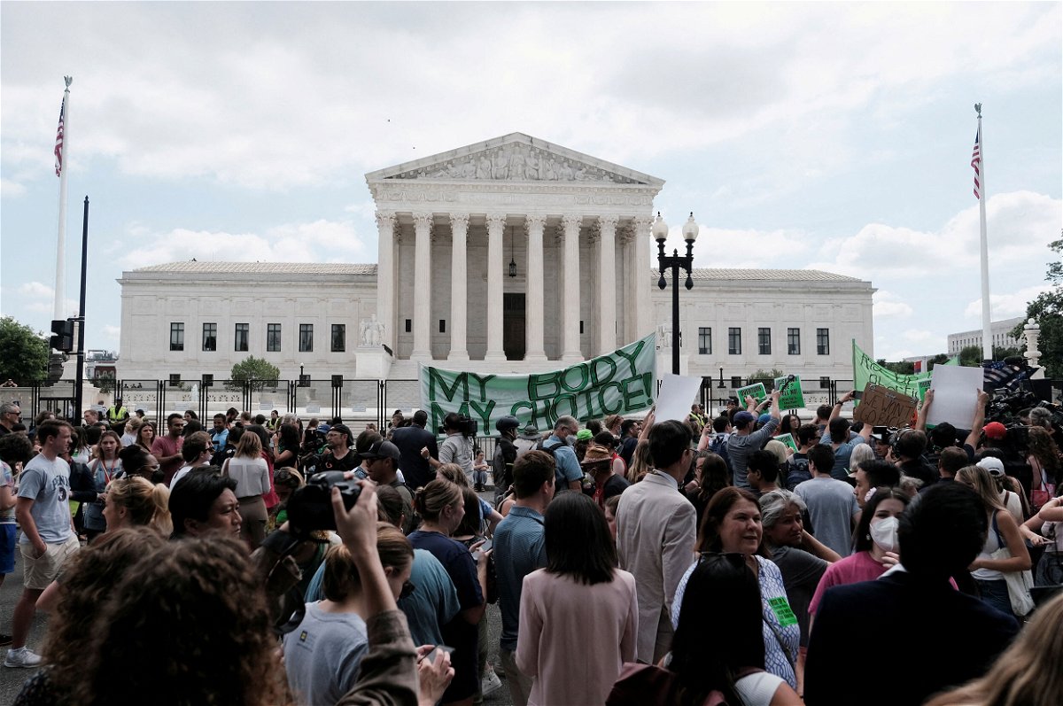 <i>Michael Mccoy/Reuters</i><br/>The US Supreme Court handed down a bevy of decisions this week that will affect Americans across the country as demonstrators gather outside the US Supreme Court in Washington