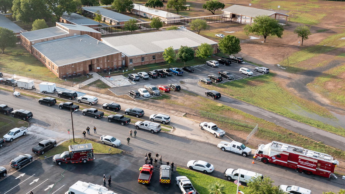 <i>Jordan Vonderhaar/Getty Images North America/Getty Images</i><br/>In this aerial view