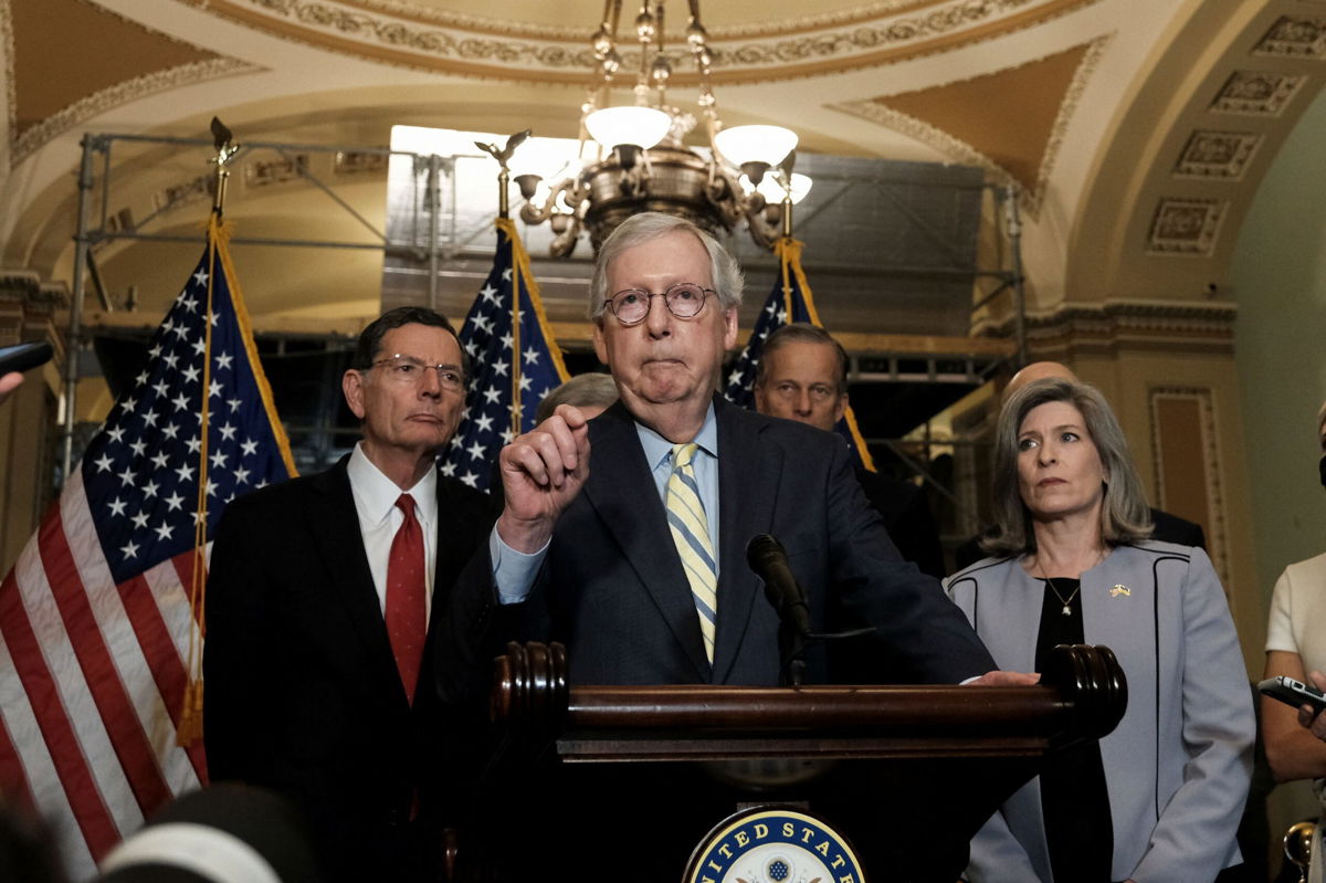 <i>Michael McCoy/Reuters</i><br/>Senate Minority Leader Mitch McConnell