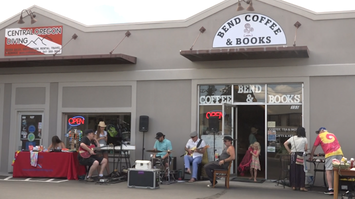 Grand opening held for Bend Coffee and Books on NE Greenwood Avenue