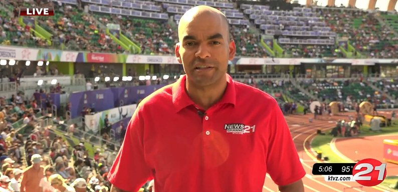 NewsChannel 21’s Jordan Williams, live in Eugene at the World Athletics Championships