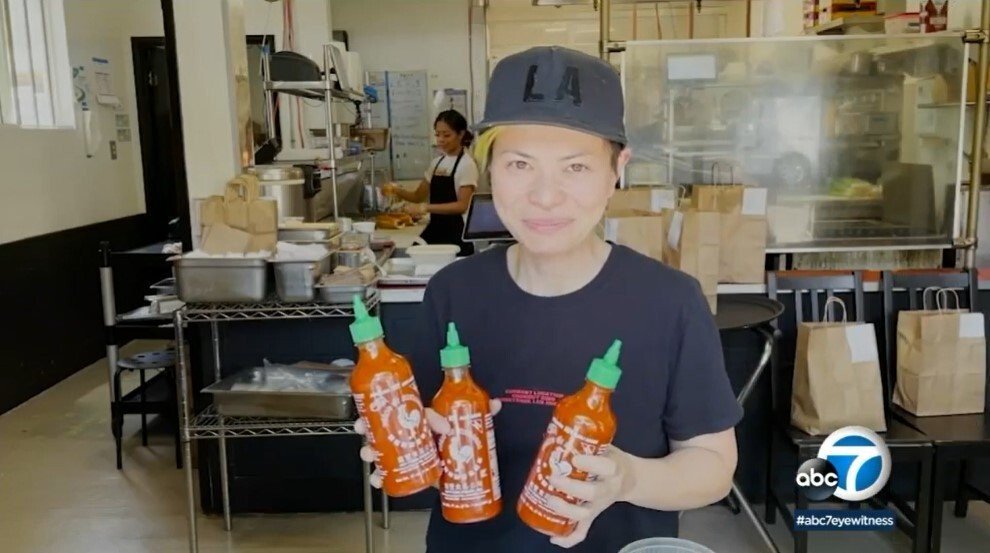<i>KABC</i><br/>Chef Uyen Le is squeezing out every resource to stock up on Sriracha amid the Sriracha shortage.