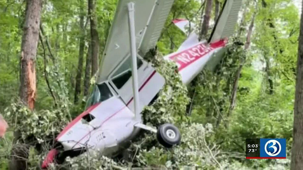 <i>WFSB</i><br/>Fuel left behind from a small plane crash in Plymouth remained a concern on Wednesday