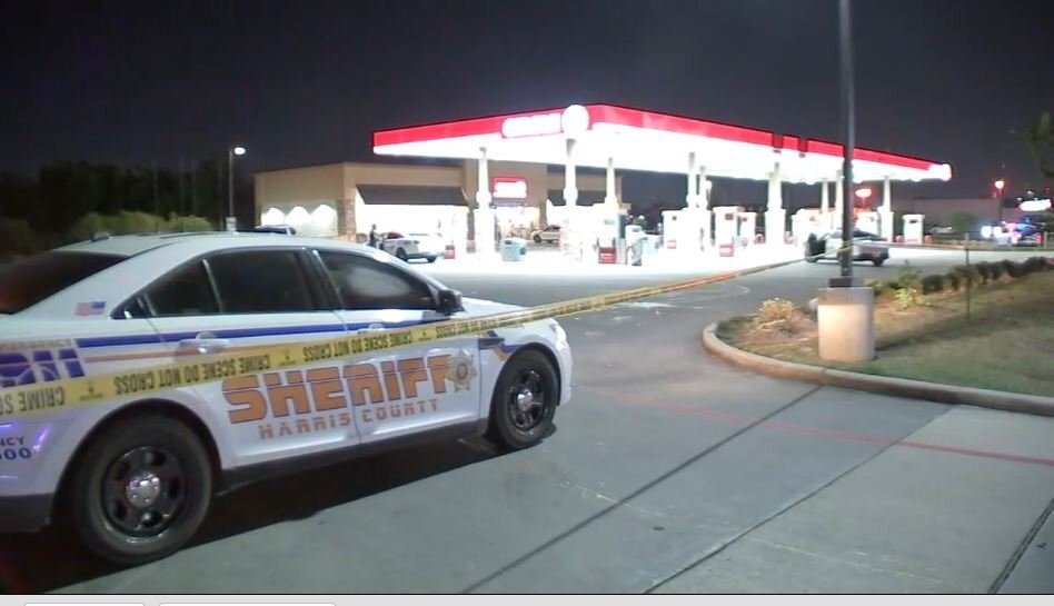 <i>KTRK</i><br/>A man fired about 40 shots at a woman who was getting gas at a station in northwest Harris County