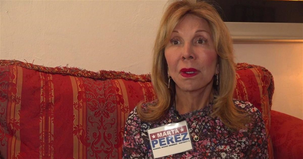 <i>WFOR</i><br/>Miami-Dade Public School Board member Dr. Marta Perez alleges Lt. Gov. Jeanette Nunez has insisted people not support her campaign to keep her seat or 